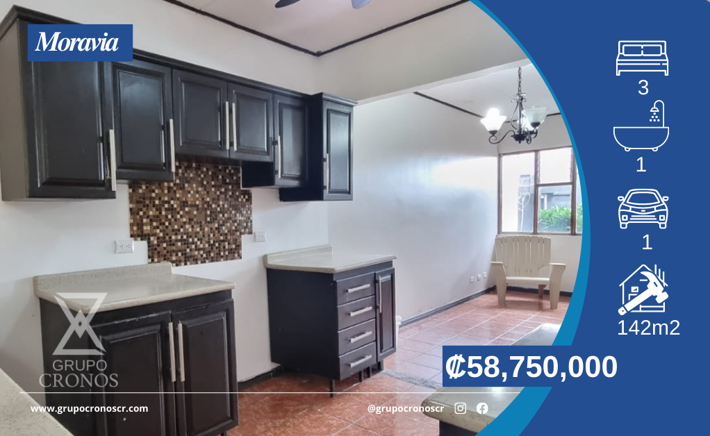Casa a la venta en Moravia, La Trinidad C1298