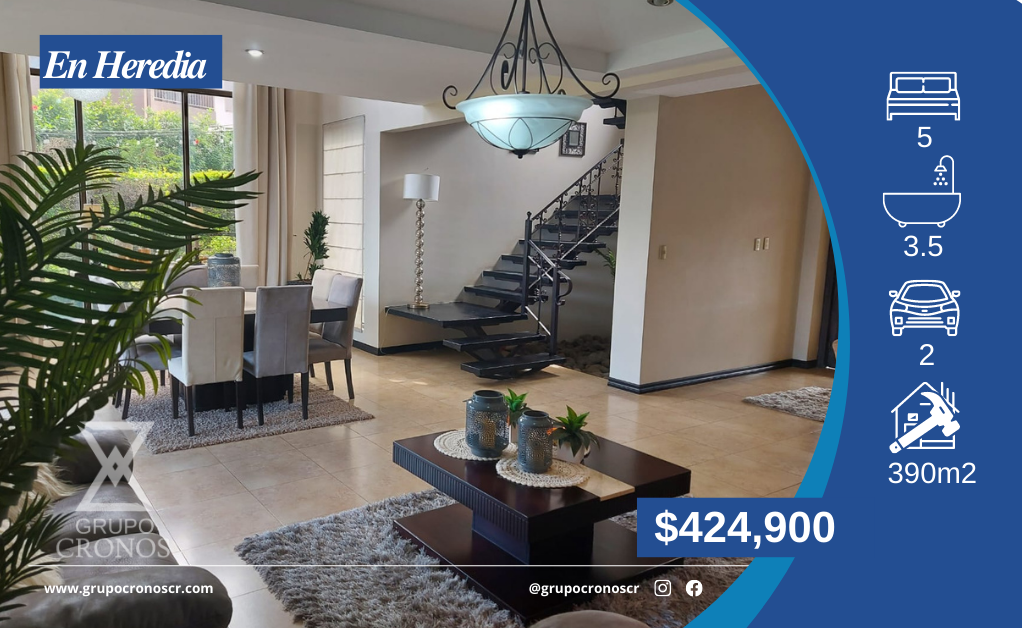 Casa a la venta, en Condominio Francosta, Heredia C1302