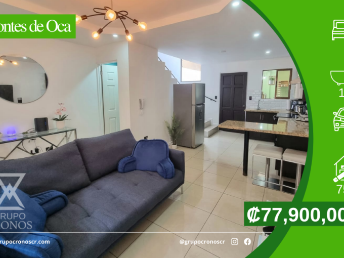 Apartamento a la venta en San Rafael, Montes de Oca, C1315