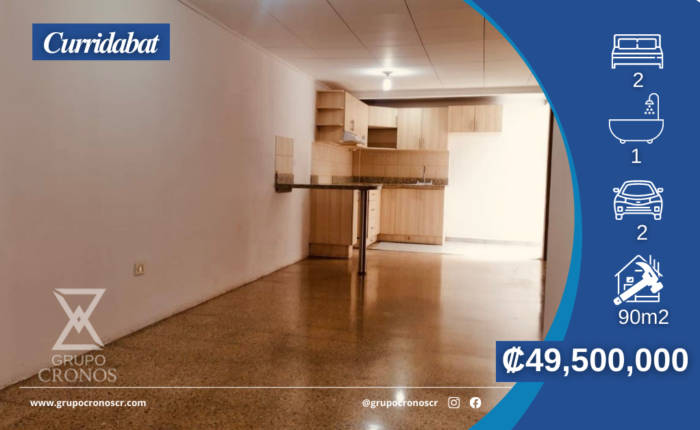 Casa a la venta en Curridabat C1350