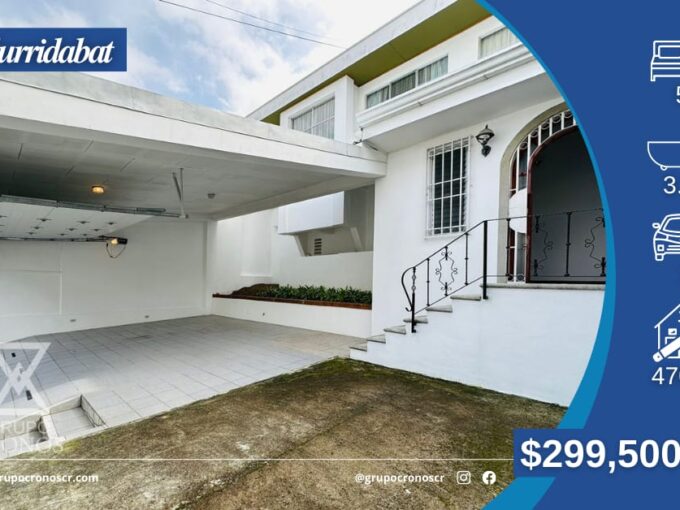 Casa en venta en Curridabat C1354