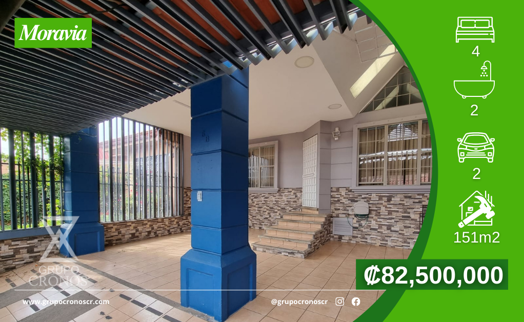 Casa a la venta en Moravia, San Jose C1355